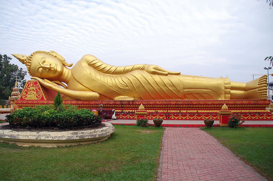 laos vientiane buddha layer